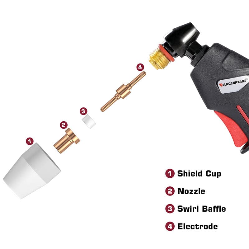 PT31 Plasma Cutter Consumables Kits Fit CUT50/ CUT40