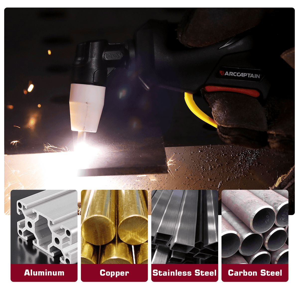 PT31-25, 40-Amp 25-Feet Plasma Cutter Torch Gun, Use for CUT-30/40 CTS-160/180 and APC-30/40 – Amico Electric PT31-25, 40-Amp 25-Feet Plasma Cutter Torch Gun, Use for CUT-30/40 CTS-160/180 and APC-30/40 – Amico Electric