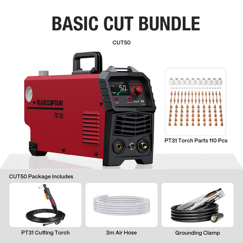 Coupeur de plasma ARCCAPTAIN CUT50 coupeur de démarrage HF double tension 