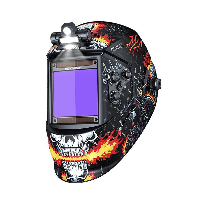 Welding Helmet with LED Light Skeleton Knight CozyCraft W200
