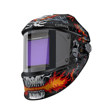 Large View Welding Helmet 3.94” x 3.66” True Color Welder Helmet