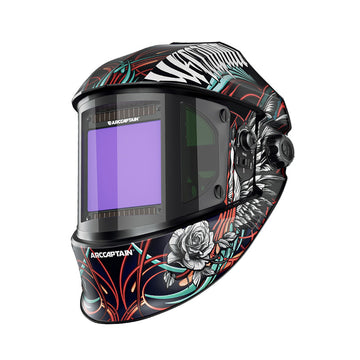 Casque de soudure assombrissant automatique de grande vue 3,94