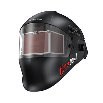 Panoramic Auto Darkening Welding Helmet Black Hyperview X300