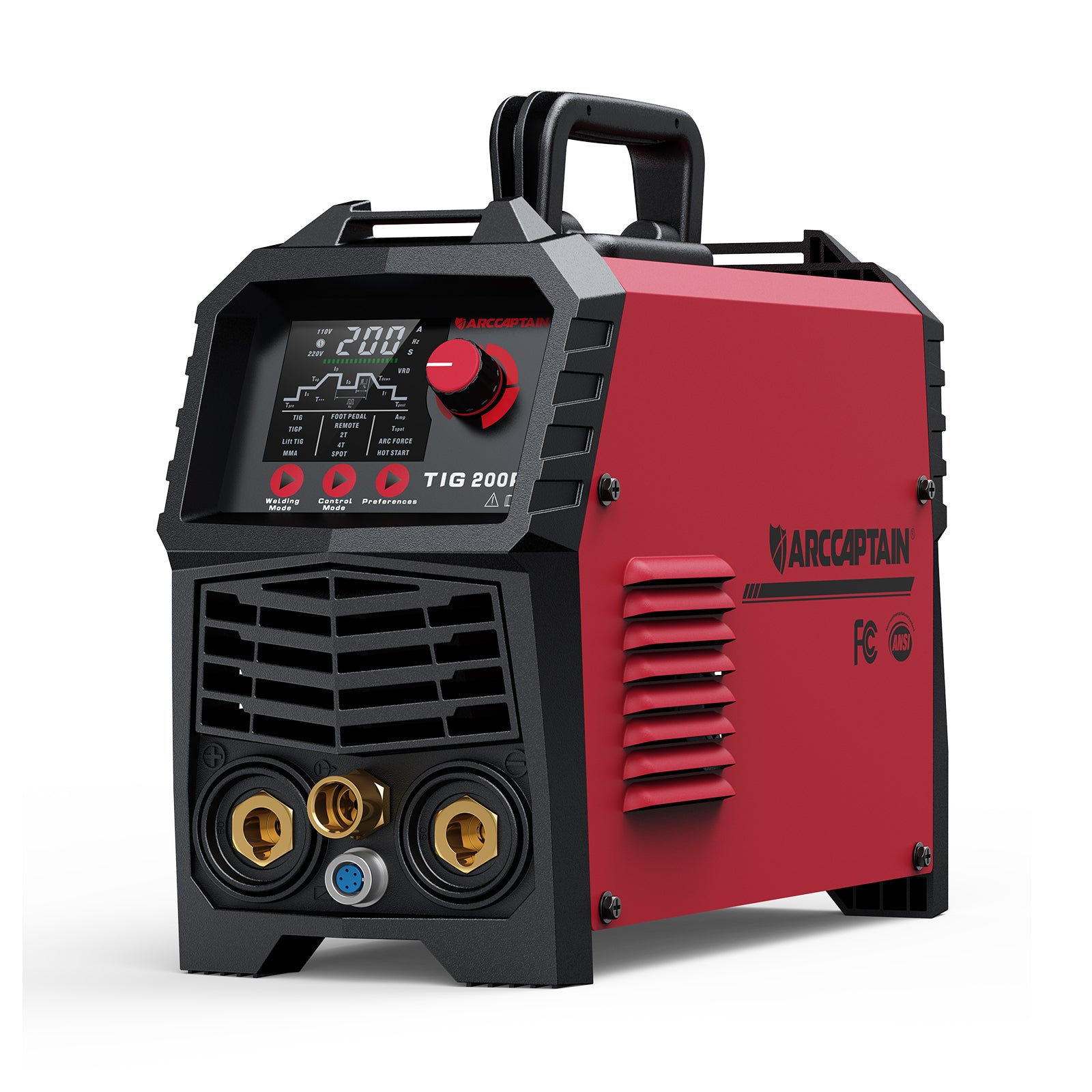 Arccaptain TIG200P DC Pulse 200Amp TIG Welding Machine