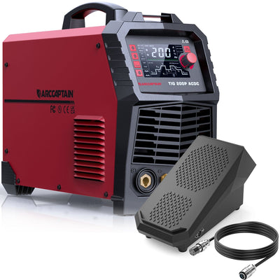Soudeuse en aluminium TIG à impulsion multi-processus AC DC CAPTAIN TIG200P 