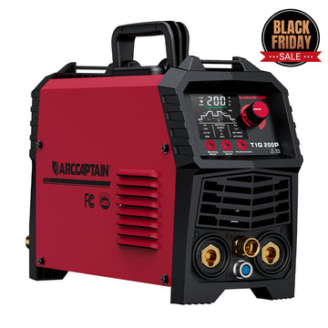Arccaptain TIG200P DC Pulse 200Amp TIG Welding Machine