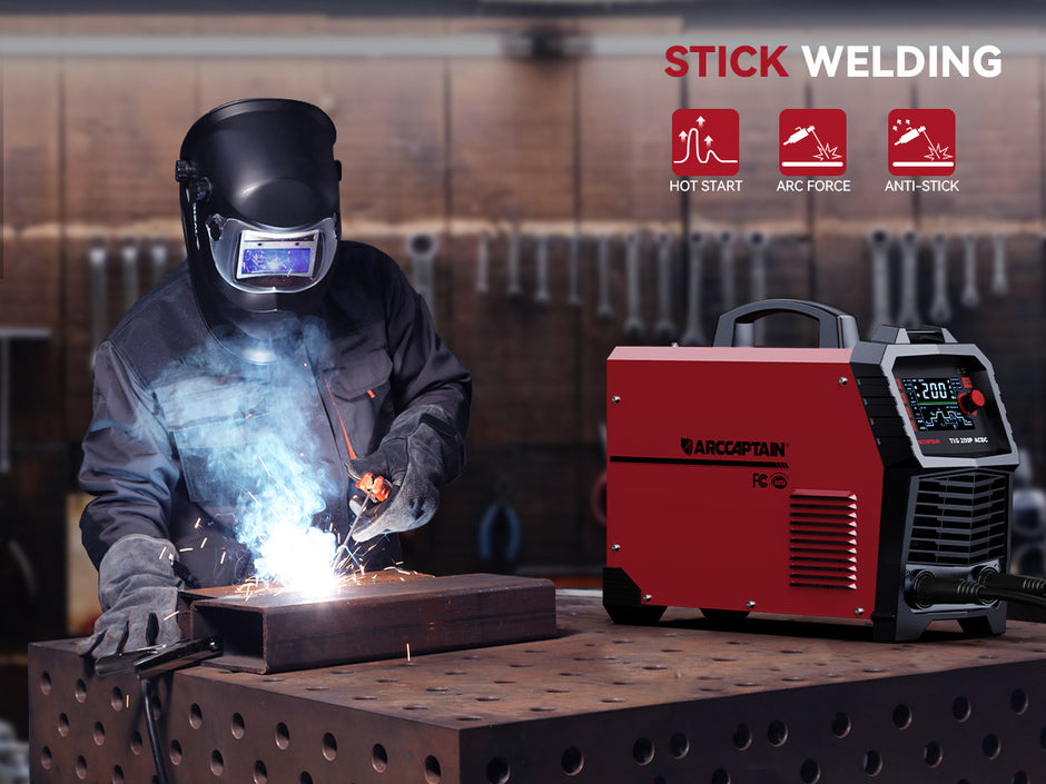 TIG200P AC DC stick welding