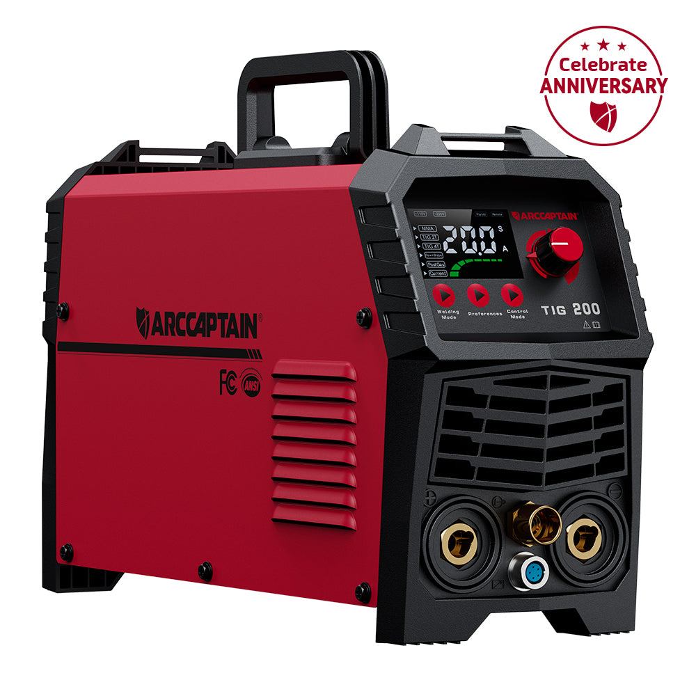 Arccaptain TIG200P DC Pulse 200Amp TIG Welding Machine