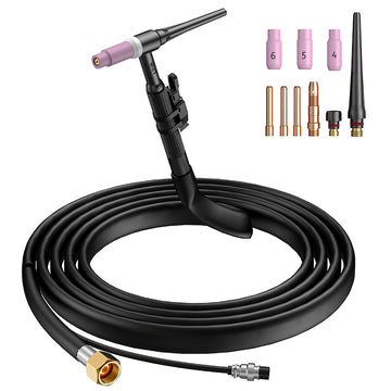 Arccaptain HF Air Cooled WP-17 TIG Torch for MIG205MP Welding Machine
