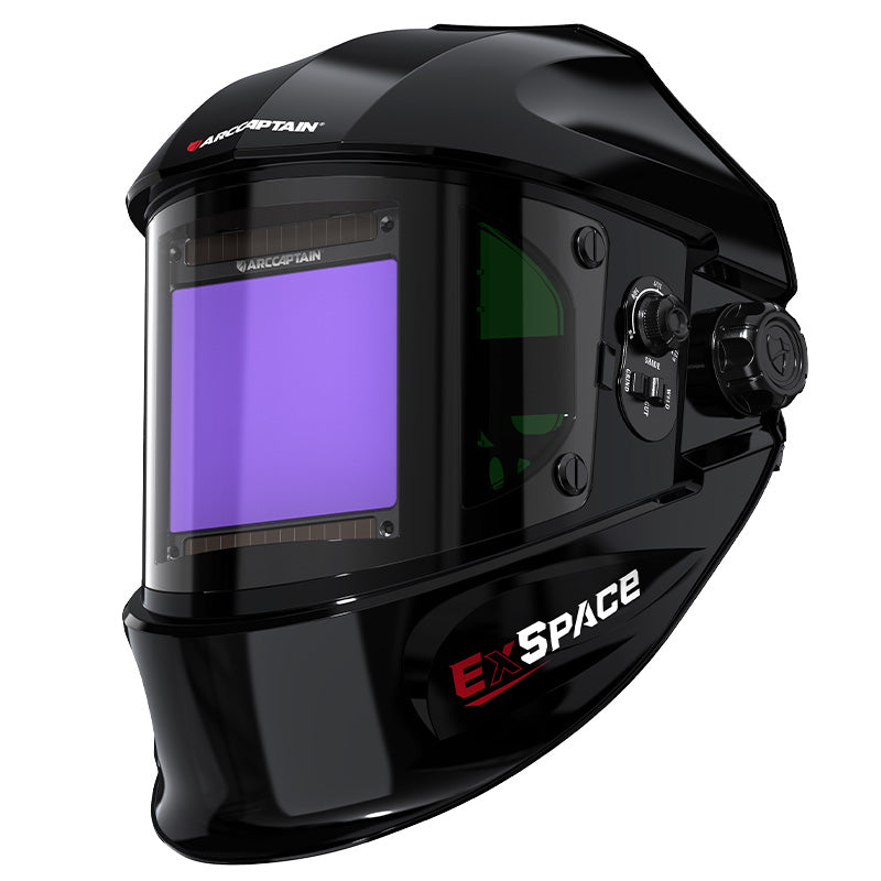 Casque de soudure assombrissant automatique de grande vue 3,94" casque de soudure de couleur vraie de X3.66"