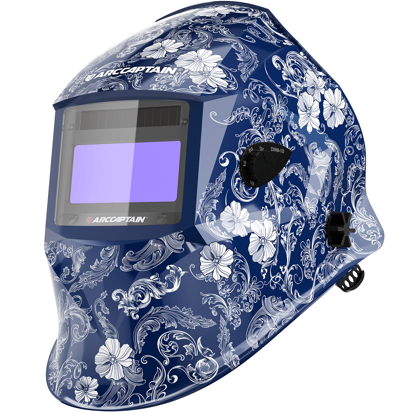 Auto Darkening Welding Helmet Porcelain Whisper 3.86"×1.69" True Color Helmet