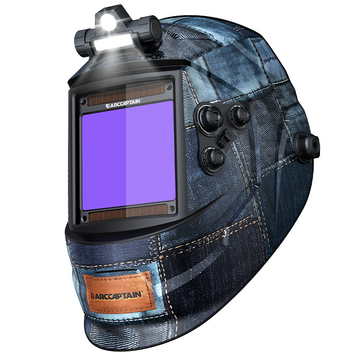 Wide View Welding Helmet Denim Panel CozyCraft W200