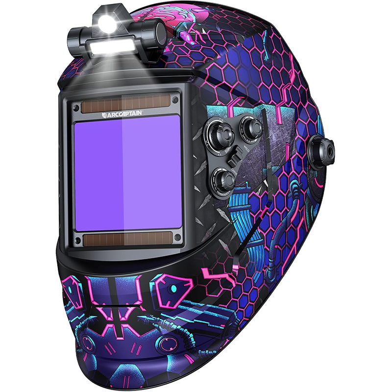 ARCCAPTAIN Welding Helmet With Headgear - Complete Welding Protection Set