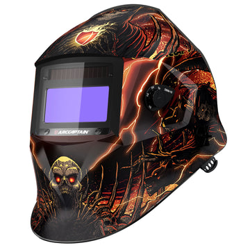 Cool Skull Auto Darkening Welding Helmet True Color View Comfortable Protive Gear