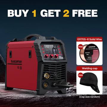 Arccaptain MIG250  Multi Process Welder 250 Amps MIG Welder