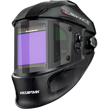 Solar Powered Welding Helmet Gray EXSpace VisionX300