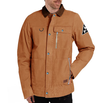 100% Cotton Flame Resistant Welding Jacket Khaki Welding Coat