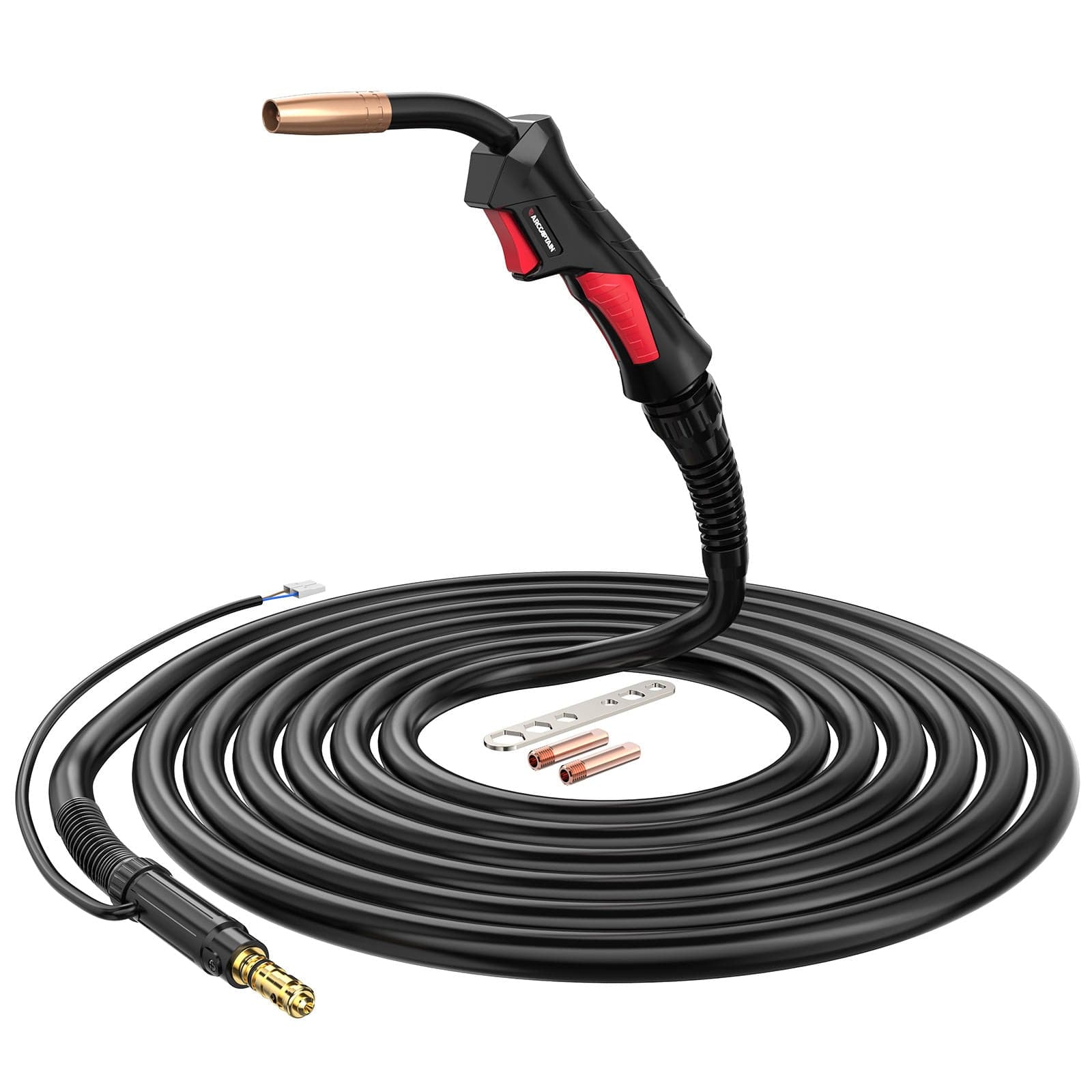 100A MIG Welding Gun with 10FT Cable, Replacement for Lincoln Magnum 100L (K530-5) - with 11PCS Mig Welding Contact Tips | US 100A MIG Welding Gun with 10FT Cable, Replacement for Lincoln Magnum 100L (K530-5) - with 11PCS Mig Welding Contact Tips | US