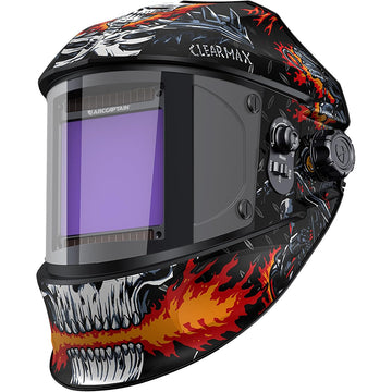 Large View Welding Helmet 3.94” x 3.66” True Color Welder Helmet