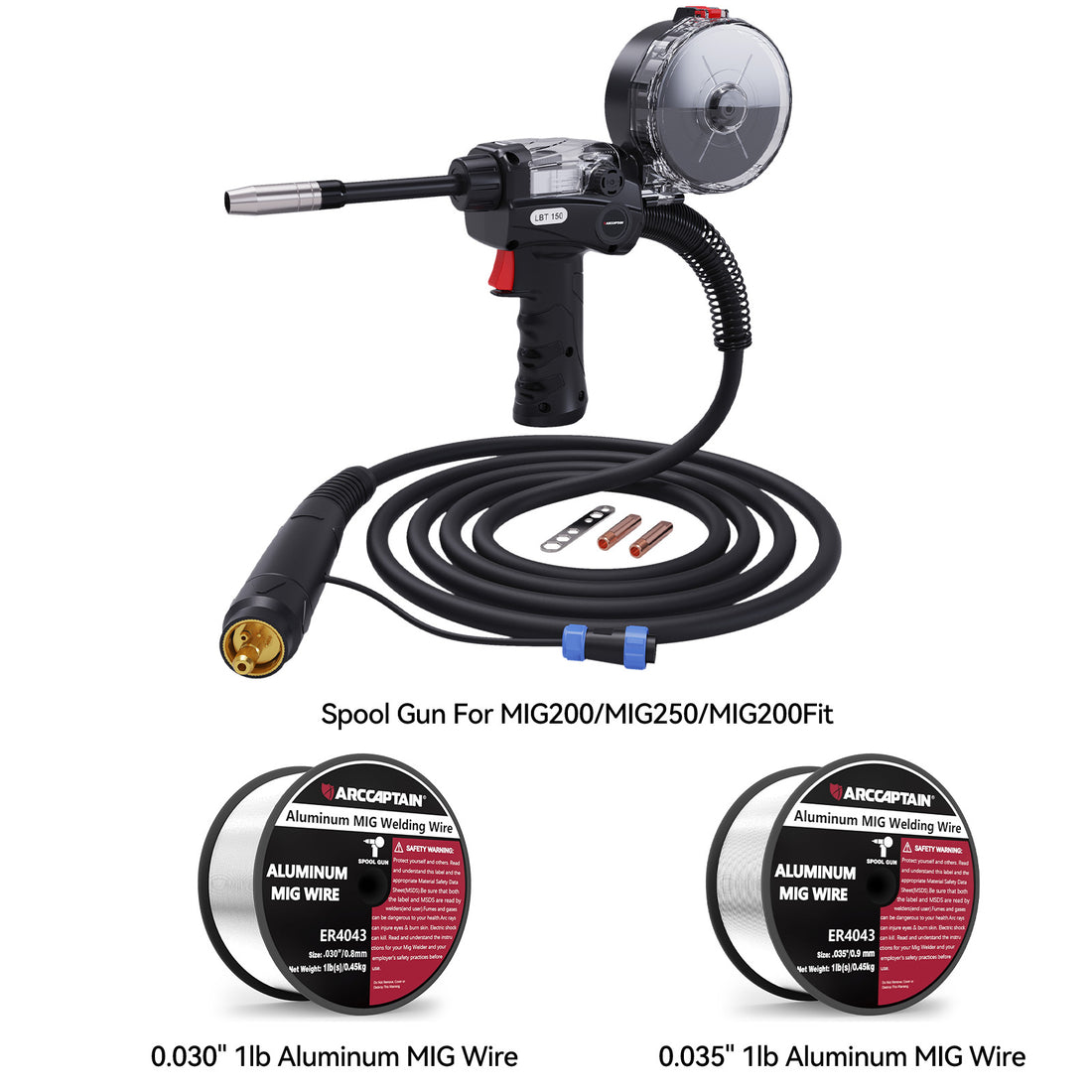 Arccaptain Spool Gun For Better Aluminum Welding