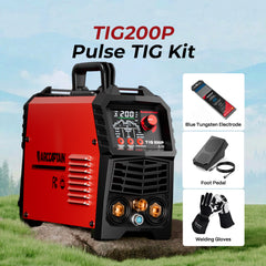 Arccaptain TIG200P DC Pulse 200Amp TIG Welding Machine