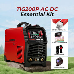 Arccaptain AC DC TIG200P Multi Process Pulse TIG Aluminum Welder
