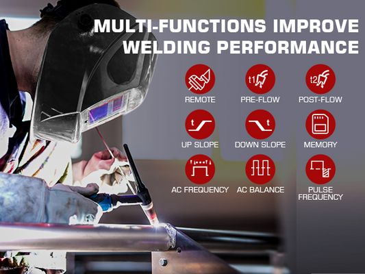Arccaptain Tig200P Multi Process AC/DC Aluminum Pulse Tig Welder