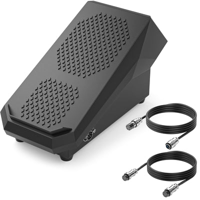 Arccaptain 5-Pin 10 ft TIG Welder Foot Pedal, Hands-Free Remote Amperage Current Control Welding Foot Switch TIG Welders