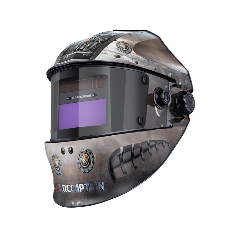 True Color Solar Powered Welding Helmet | Black EXSpace VisionX100