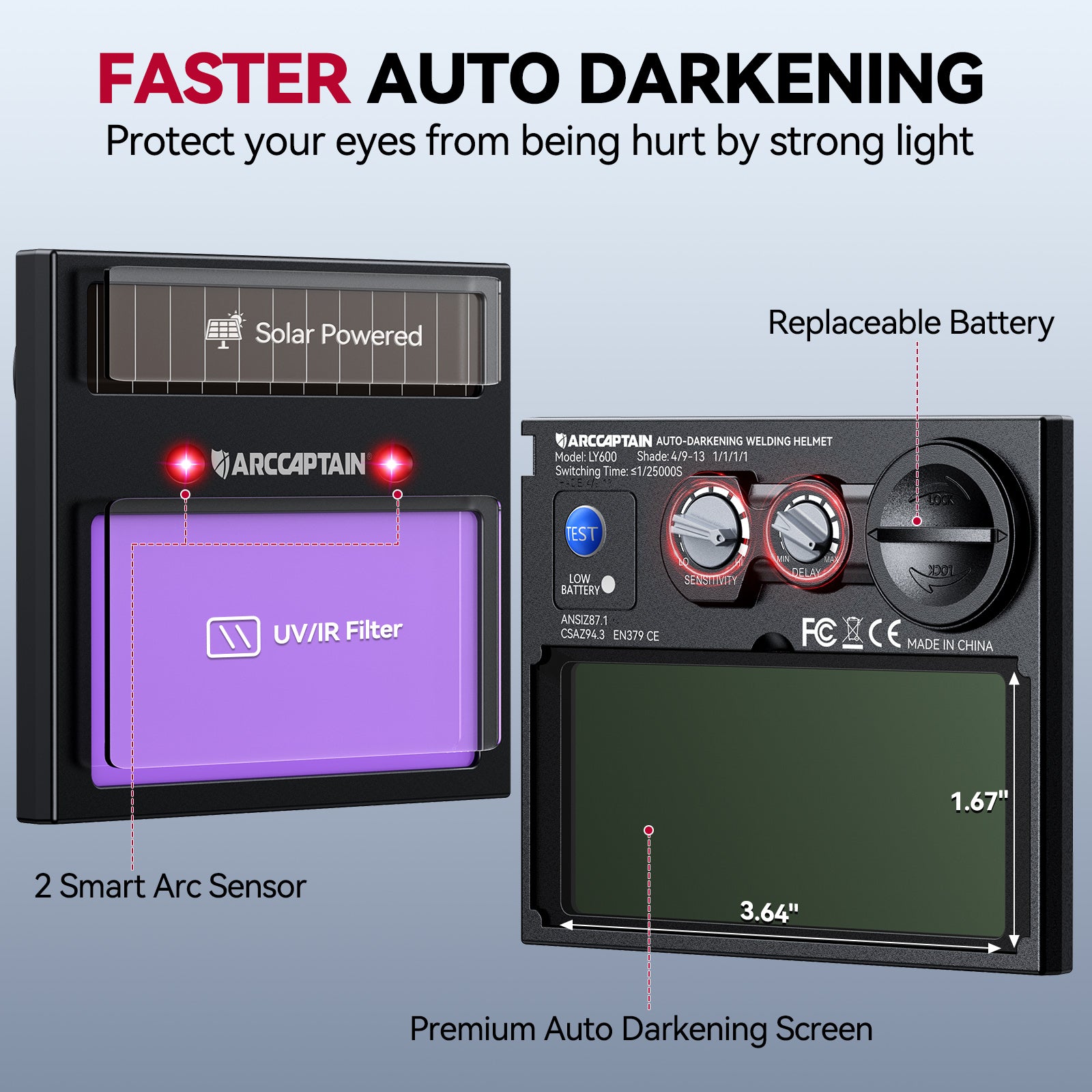 Solar Power Welding Helmet Cool Cyber Neuron CozyCraft W100