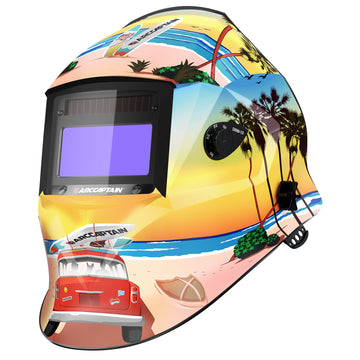 Auto Darkening Welding Helmet with True Color Lens and Wide Viewing