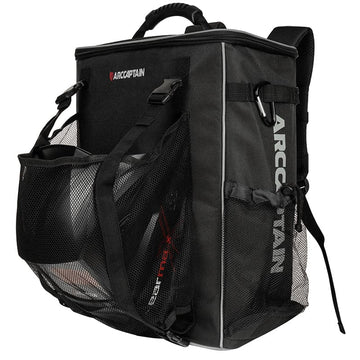 Bolsa de herramientas de la mochila de soldadura ARCCAPTAIN, mochila ultraligera para casco de soldadura de gran capacidad 